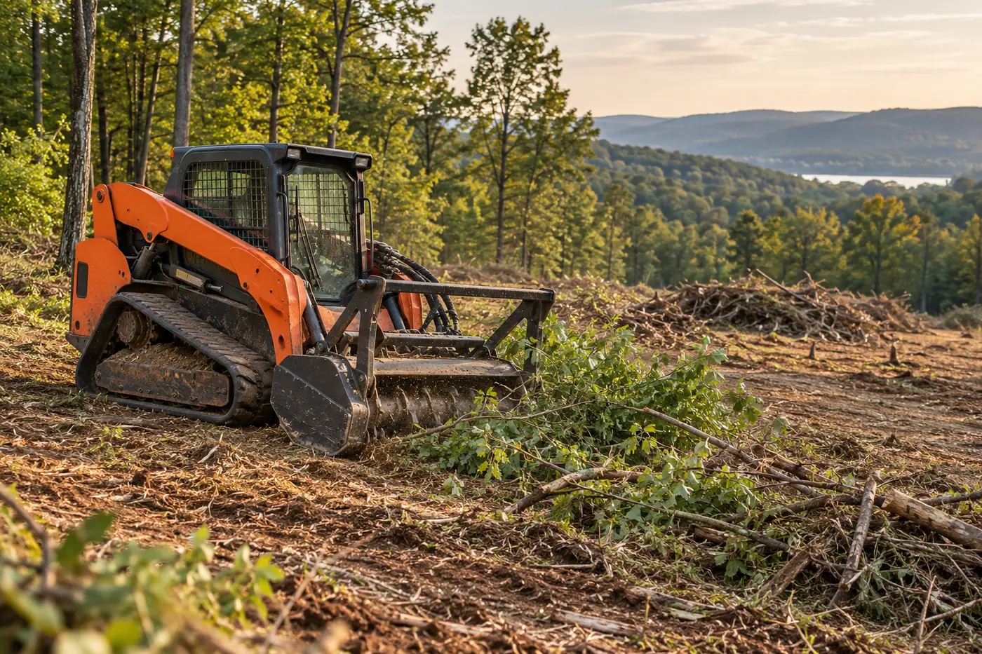 Land clearing and brush removal in Chattanooga